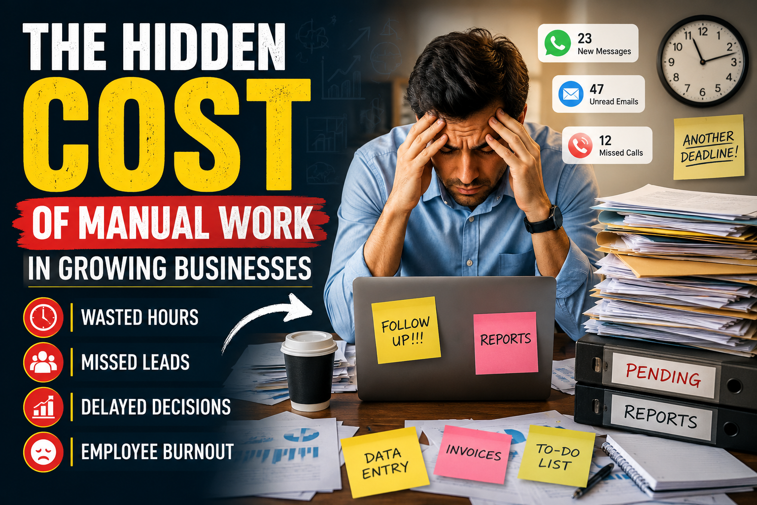 The Hidden Cost of Manual Work in Growing Businesses